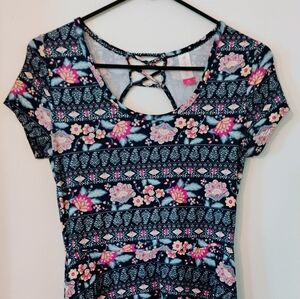 No Boundaries Floral Print Dress